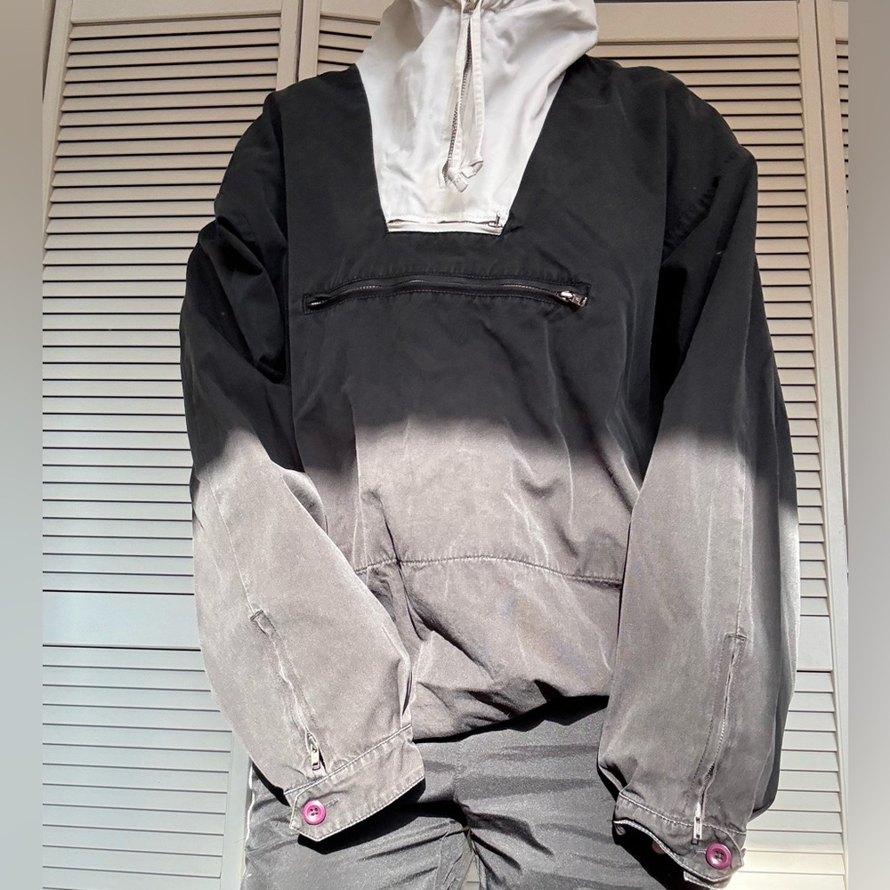 Black & White Vintage J. Crew Anorak